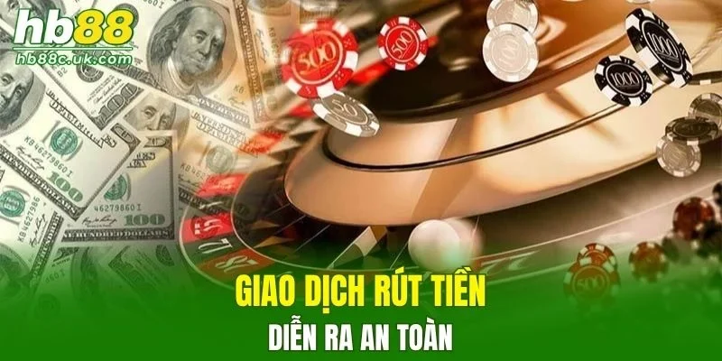 Thực hiện rút tiền an toàn